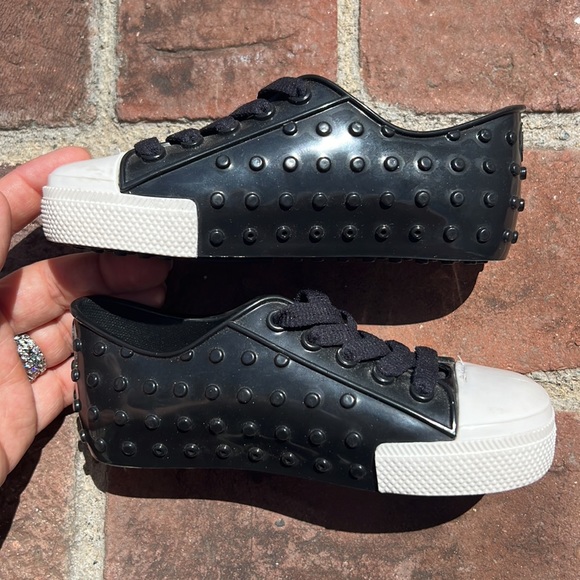 Mini Melissa Unisex Polibolha Black Sneakers.❤️UNISEX❤️ - Picture 7 of 15